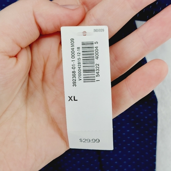 NEW Old Navy Men's Slim Short Sleeve Blue 100% Cotton Button Down Shirt P2396 - Picture 4 of 9